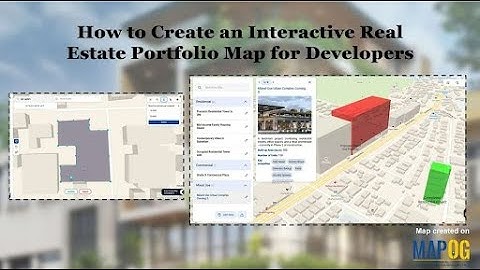 How to Create an Interactive Real Estate Portfolio Map for Developers #mapog #realestatemapping #gis
