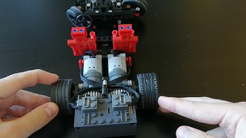 Lego Technic - Steering mechanism for drifting without Servo