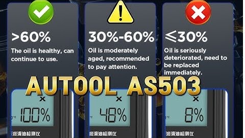 AUTOOL AS503 Engine oil tester tool