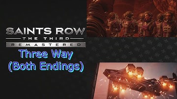 Saints Row The 3rd Remastered Hardcore Difficulty Lets Play Finale Both Endings