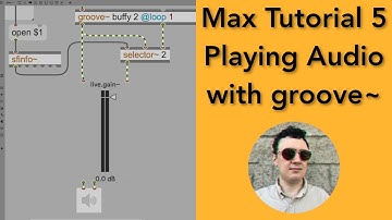 Max/MSP Tutorial 5: Playing Audio Files with groove~