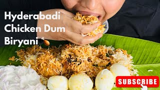 Hyderabadi Chicken Dum Biryani Mukbang 🍗🔥| ASMR No Talking Eating Sounds screenshot 5