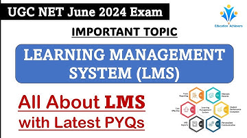 Learning Management System (LMS) l UGC NET Paper-1 l Important Topics by Education Achievers