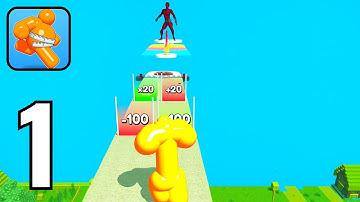 Tall Man Run - Tutorial & 1-5 | Gameplay Walkthrough Part 1 | YNZPlays 