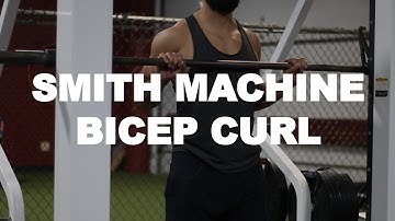 How to do smith machine bicep curls