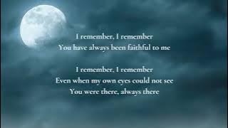 I REMEMBER- Lauren Daigle (Minus One)