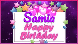 Happy Birthday Samia  عيد ميلاد سامية