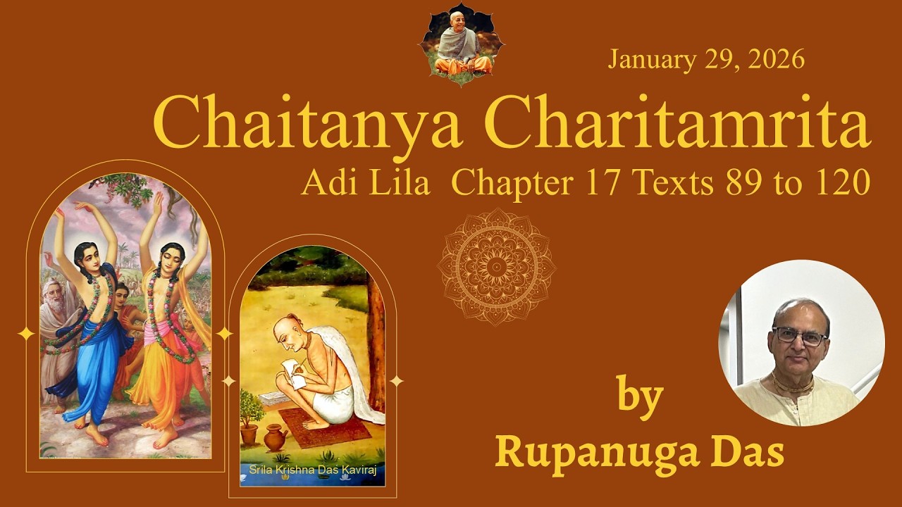Chaitanya Charitamrita Adi Lila Chapter 17 Texts 89 to 120