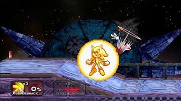 Super Shadic vs Zero the demon SSF2 MOD