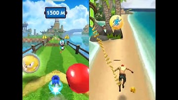 Sonicdash Vs templerun2