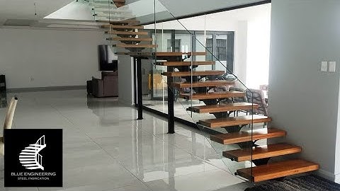 Mono Stringer Staircase with Prime Oak Treads | Staircases | Blue Engineering | South Africa