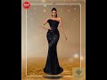 Smilprince Elegant Black Strapless Mermaid Gown With Draped Ruched Bodice And Floor-Length Train,…