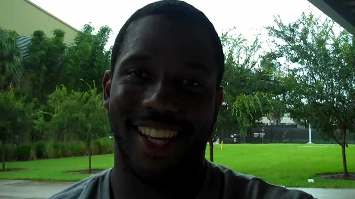 UCF DE Victor Gray Chats About Fall Camp (8.14.12)