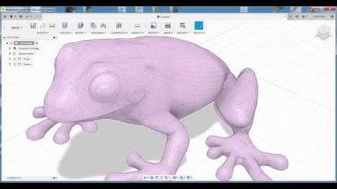 Fusion 360: Decimate a Dense Mesh STL