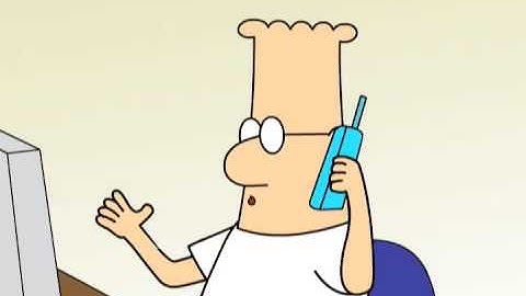 Dilbert: Tech Support Call and Time Management