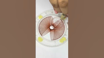 Deeply Satisfying ASMR Audio | Relaxing Spiral Patterns for Rest! #art #shorts #spirograph #asmr