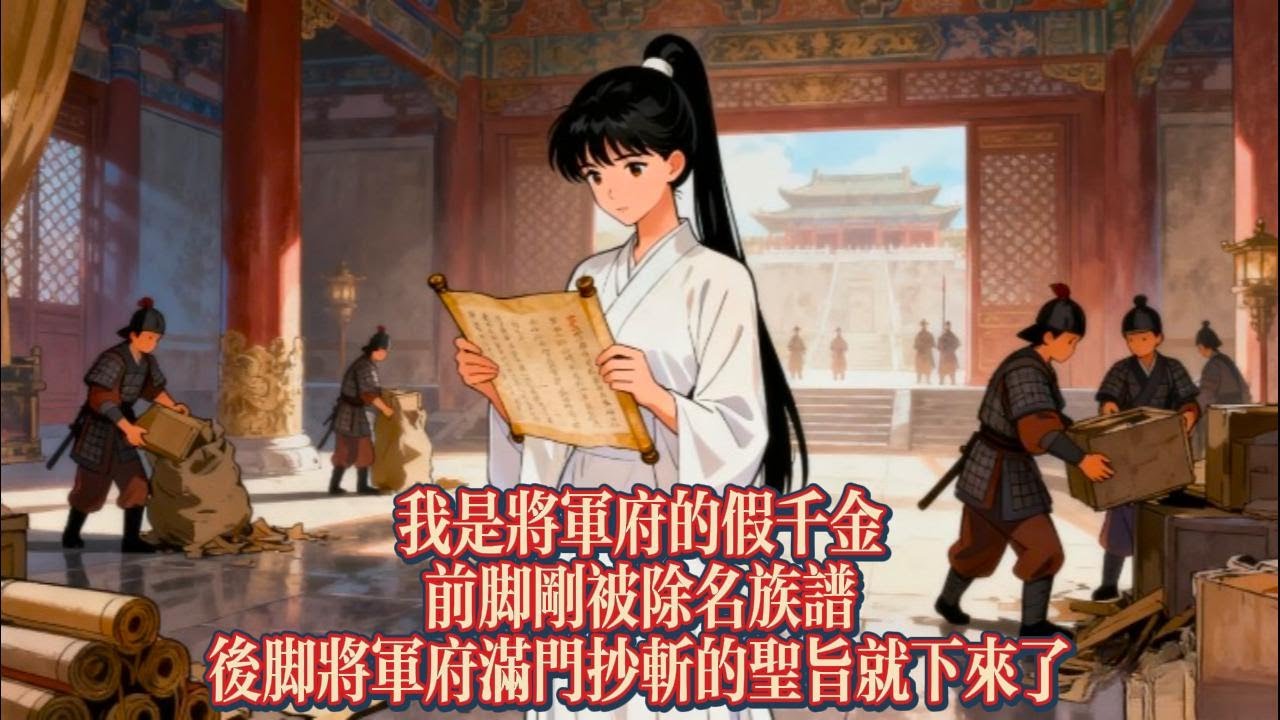 我是將軍府假千金成婉君，剛被除名族譜，將軍府就遭滿門抄斬，只剩我和真千金成雅禾倖存｜恐怖動漫｜懸疑動漫｜虐心動漫