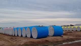 HOW TO LOAD AND UNLOAD COTTON BALE || COTTON BALE LOADER