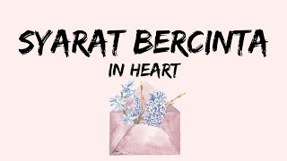 In Heart - Syarat Bercinta | Lirik (Official Lyrics)