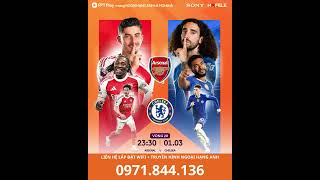 🔥 TRỰC TIẾP ARSENAL vs CHELSEA – ĐẠI CHIẾN DERBY LONDON VÒNG 28 LIÊN HỆ XEM BÓNG ĐÁ 0971844136