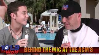 Scotty Mccreery Behind The Mic With Chad Ryan At The Acm Awards
