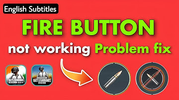 Solve Fire Button issue in Bgmi | how to fix fire button not working issue | pubg fire button glitch