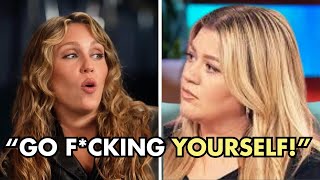 Celebrity Miley Cyrus Walks Off Kelly Clarkson's Show After Intense Confrontation Wealth
