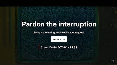 Fix Netflix Pardon The Interruption Sorry, we