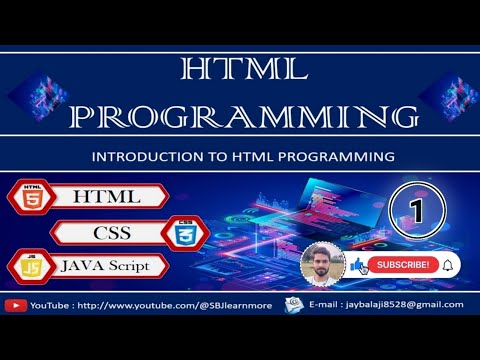 Introduction to HTML Programming || HTML Programming || HTML Se Web ...