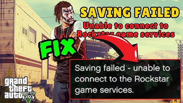 How to Fix Saving failed unable to connect to rockstar game services gta 5