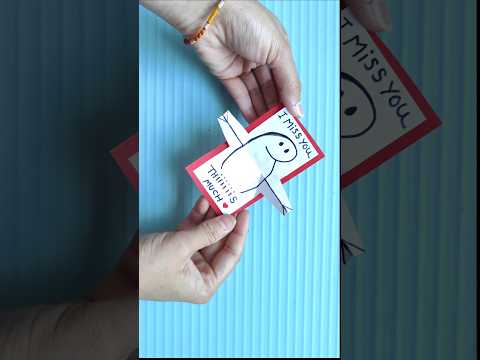 How to make Pop up card 🤩💟 | DIY Easy pop up card making ideas #shorts