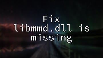How to fix Cinema 4D missing libmmd.dll error