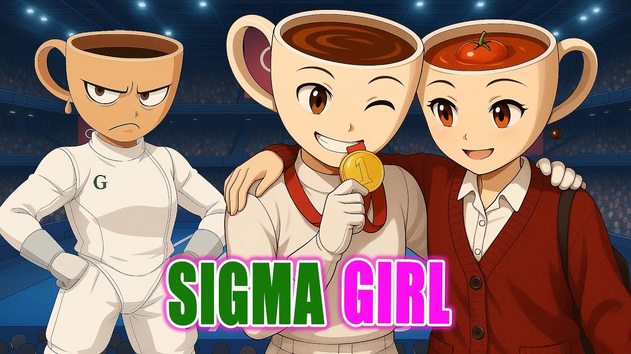SIGMA GIRL WAR - JOIN THE FENCING COMPETITION - Espressona Signora Devil | Horror Comedy Animation