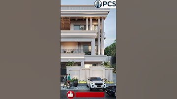 3D Modern Elevation Visualization with Enscape and Revit #shorts