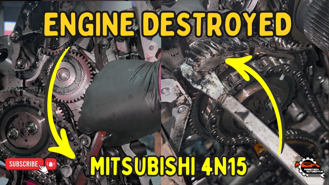 Engine Knock Ignored = Total Mitsubishi 4N15 Failure - YouTube