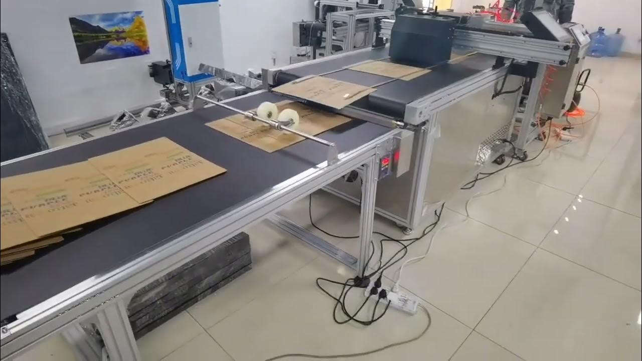 Digital Inkjet Printer feeder printing Kraft papers YouTube
