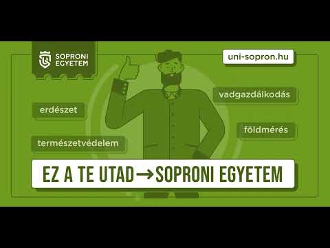 Ez a Te Utad! Válaszd a Soproni Egyetemet!