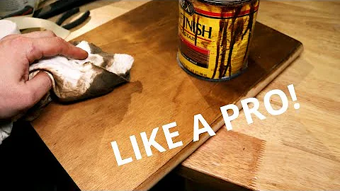 プロのように木材にステインする方法！