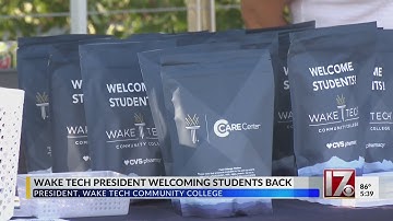 Wake Tech welcomes students back