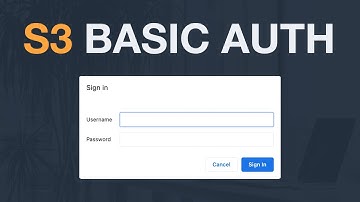 How to restrict access to a static S3 site using HTTP Basic Auth?