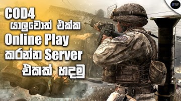 How to create cod4 online server in windows 10 sinhala (Call of Duty Multiplayer) | Sri Tech Bro