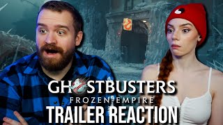 Ghostbusters Frozen Empire Trailer Reaction!