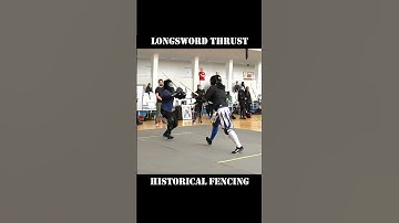 Longsword Thrust - HEMA  #hema #longsword