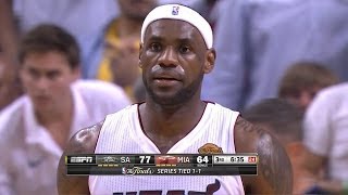 LeBron James Full Highlights 2014 Finals G3 vs Spurs - 22 Pts, 7 Assists, 5 Stls