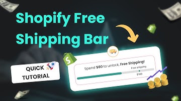 Shopify FREE SHIPPING Progress Bar Setup (2025) | Free Shipping Discount over Amount