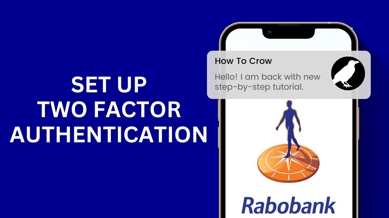 How to Set Up Two Factor Authentication on Rabobank App - YouTube