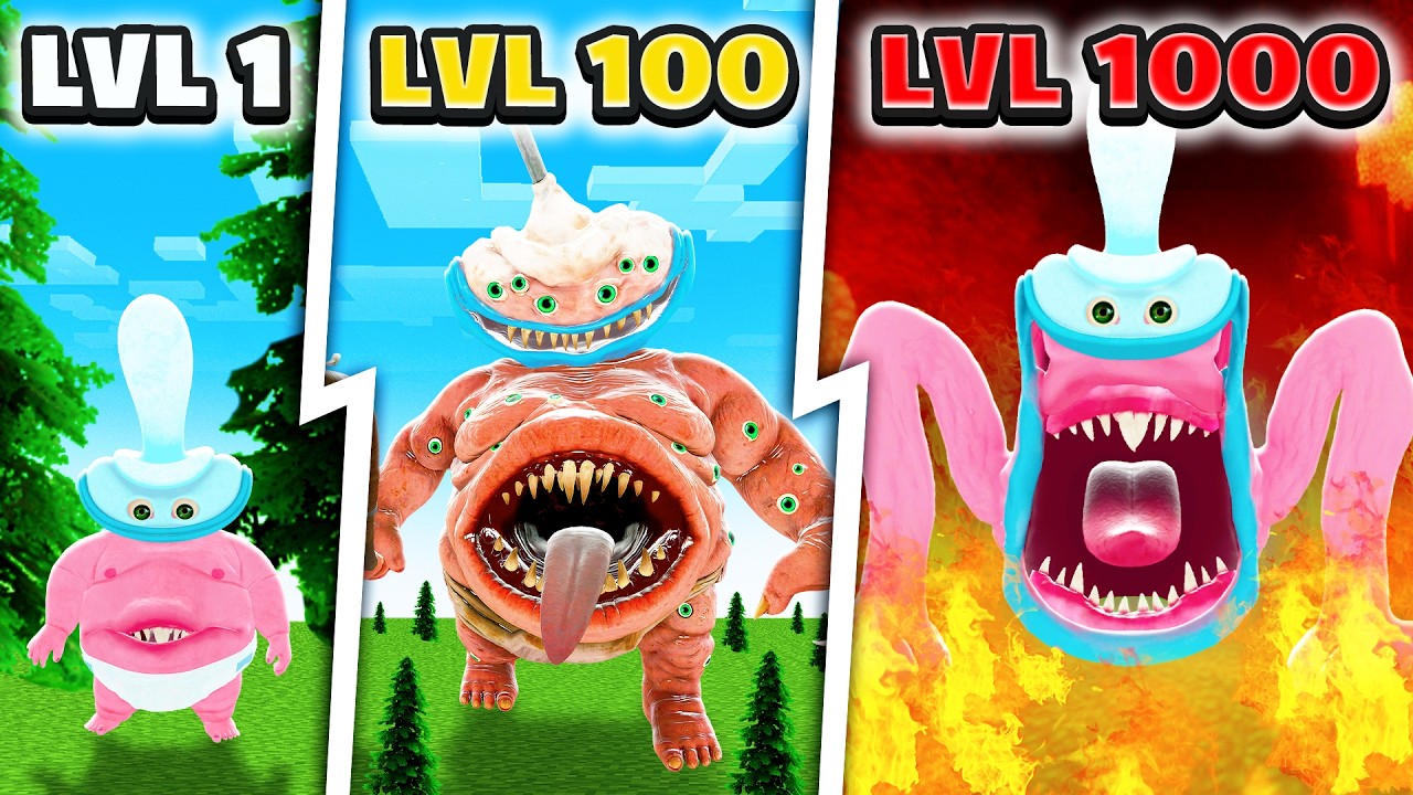 Level 1 Binky Drinky vs Level 1000 Binky Drinky