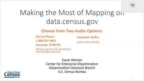 Making the Most of Mapping on data.census.gov