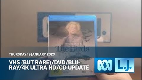 VHS (but rare)/DVD/Blu-Ray/4K Ultra HD/CD Update - Thursday 19 January 2023