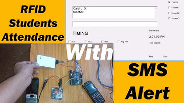 How to make RFID based students Attendance system with sms Alert “Arduino,GSM Sim900A,MFRC522, VB